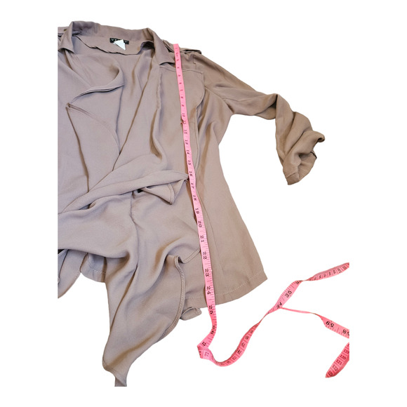 Venus Large Sheer 3/4 Sleeve Open Cardigan - Picture 7 of 8